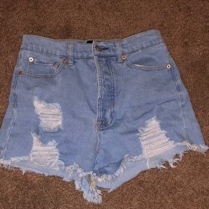 Denim shorts size 26